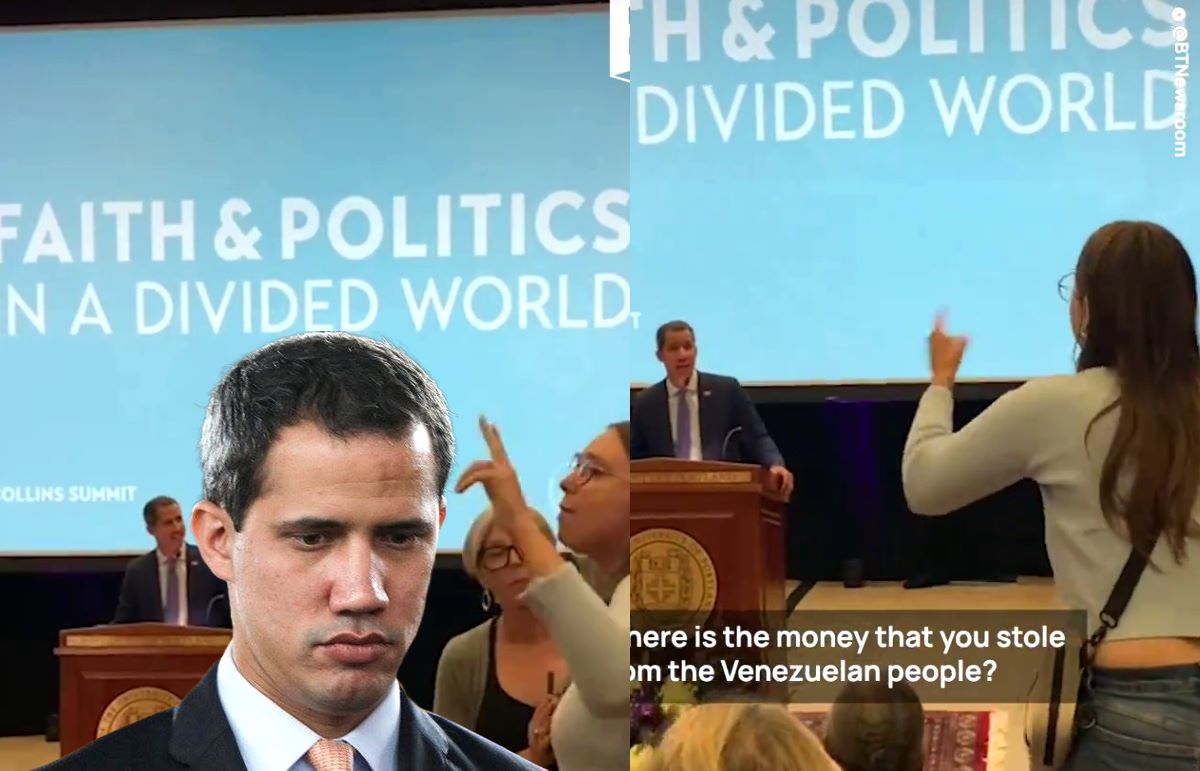 “Traidor” y “desgracia”: Así catalogaron al político Juan Guaidó durante evento en la Universidad de Portland mientras lo acusaban de robar fondos venezolanos