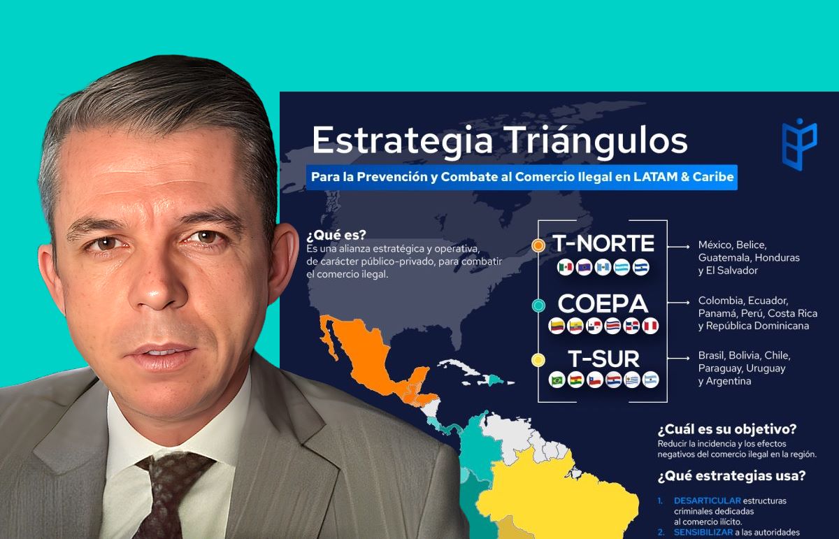 Juan Carlos Buitrago impulsa la “Estrategia Triángulos” contra el comercio ilegal en Latinoamérica